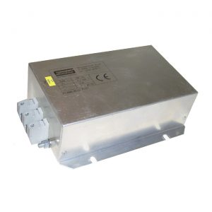 3EF-50 mains filter is rated 3 phase 50A for mains supply of 400V AC. Connection details are included. The manufacturer's part number is: FS 4865-50-33.