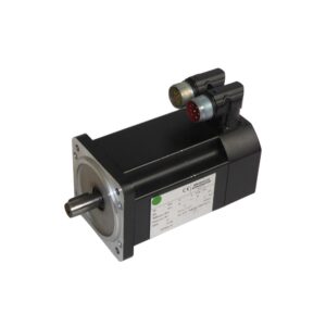 This B56F4S3H7A052055 LAFERT AC brushless servo motor is an 8 pole, trapezoidally wound motor made by Lafert (now AEG Lafert) and is fitted with a resolver.
