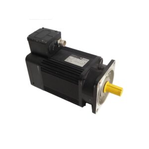 This B7116Z3M3A052000 LAFERT AC brushless servo motor  is an 8 pole, trapezoidally wound motor made by Lafert (now AEG Lafert) and is fitted with a resolver.   The motor is rated at 16Nm, 3000rpm, IP65.  